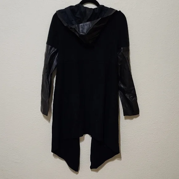 Blank NYC Black Jacket with Leather Accents - Picture 8 of 9